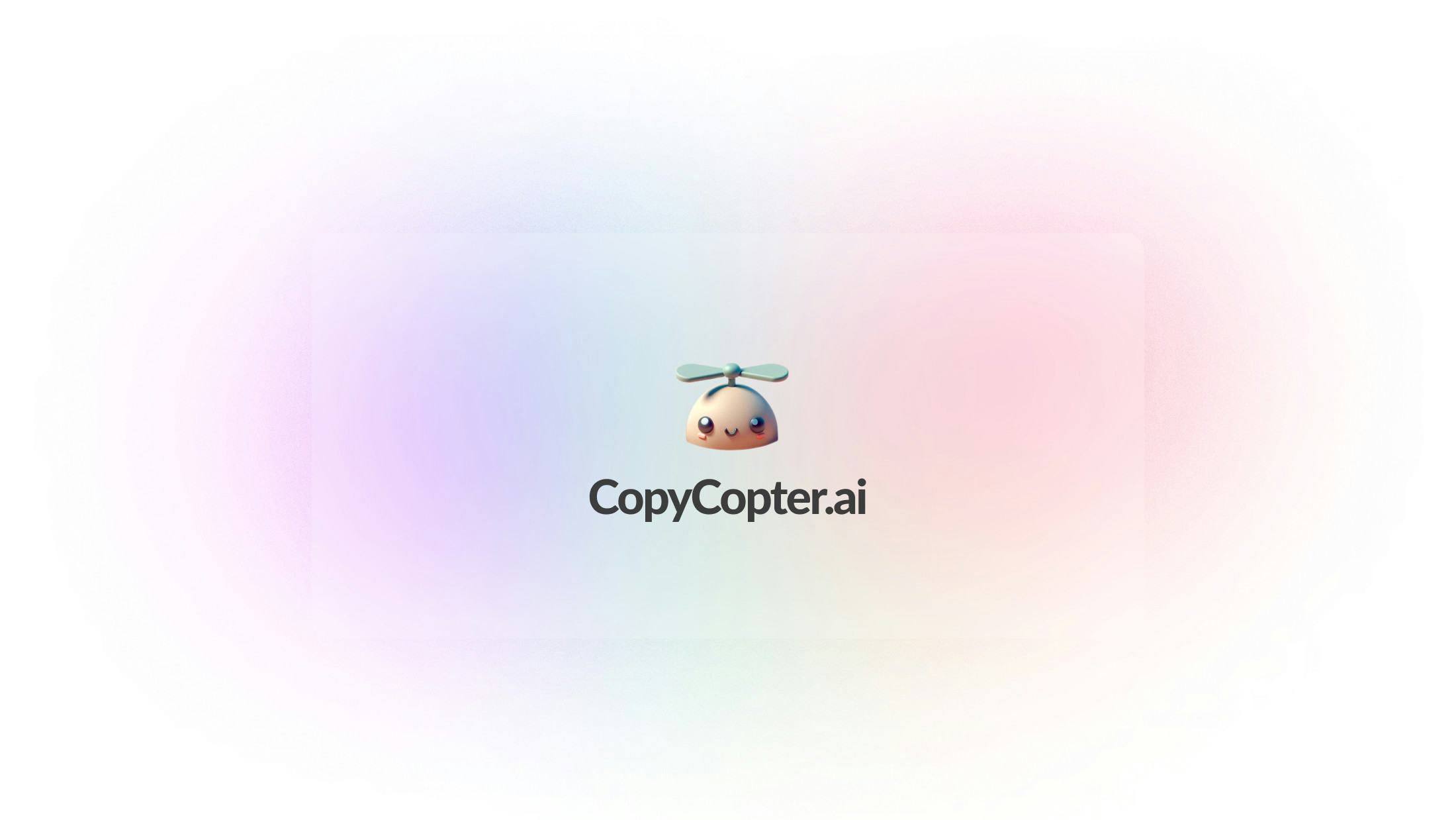 Blogpost image: CopyCopter: create viral videos from text effortlessly